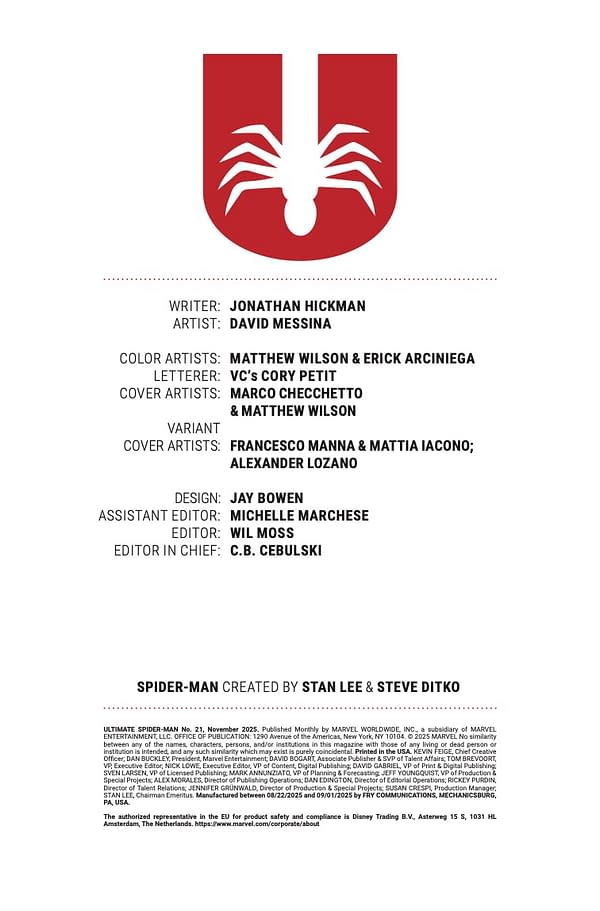 Interior preview page from ULTIMATE SPIDER-MAN #21 MARCO CHECCHETTO COVER