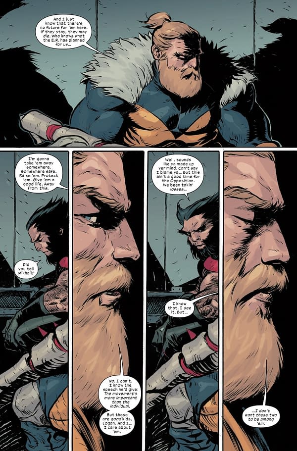 Interior preview page from ULTIMATE WOLVERINE #10 ALESSANDRO CAPPUCCIO COVER