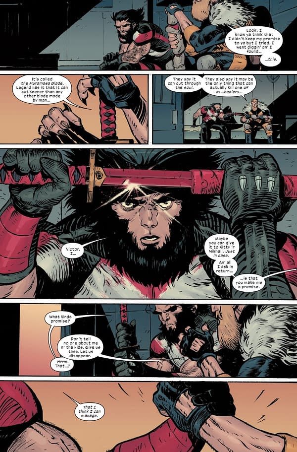 Interior preview page from ULTIMATE WOLVERINE #10 ALESSANDRO CAPPUCCIO COVER