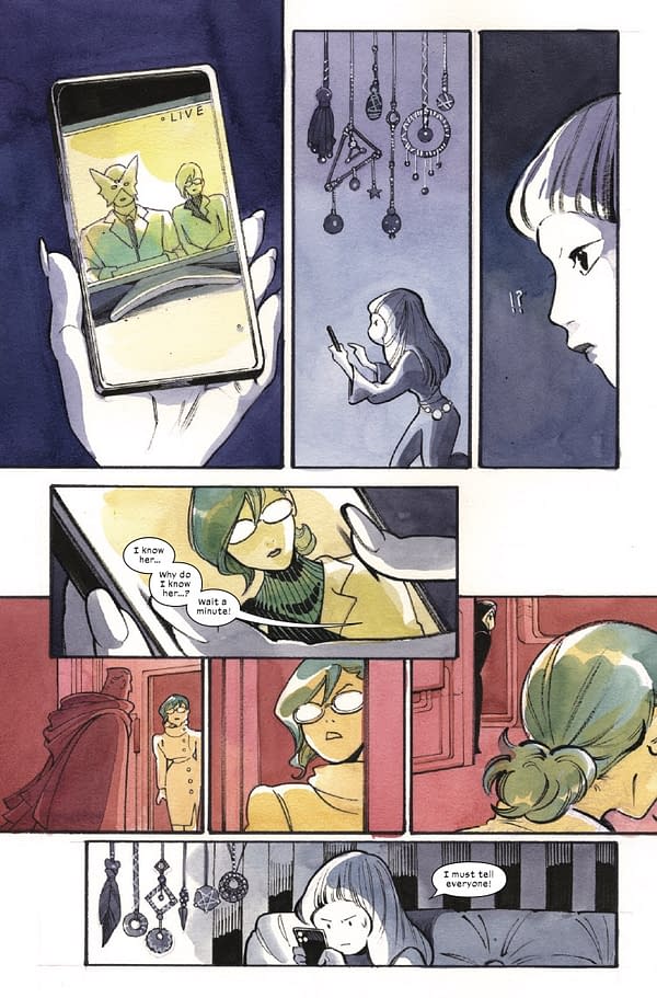 Interior preview page from ULTIMATE X-MEN #20 PEACH MOMOKO COVER