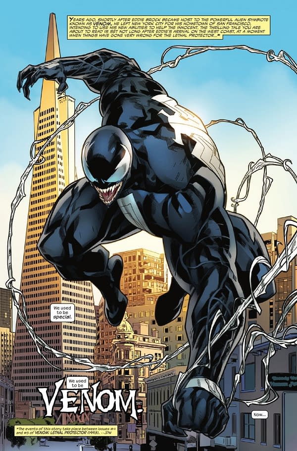 Interior preview page from VENOM #250 RYAN STEGMAN COVER