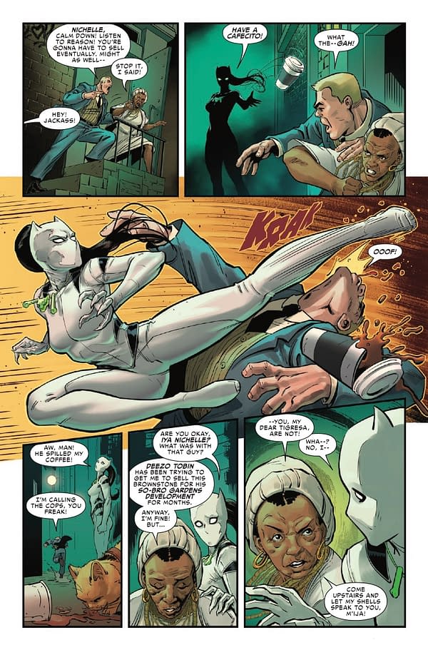 Interior preview page from WHITE TIGER REBORN #1 MIKE HAWTHORNE COVER
