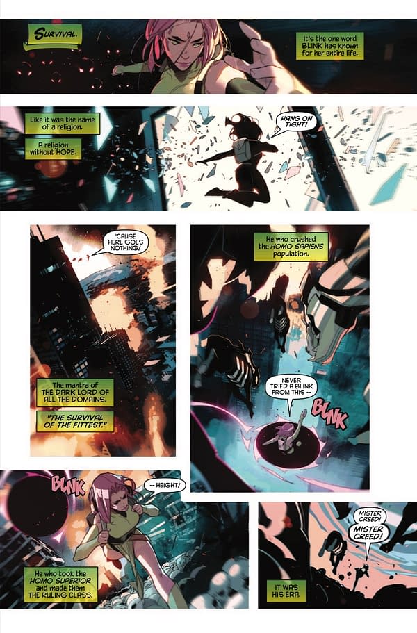 Interior preview page from X-MEN OF APOCALYPSE ALPHA #1 SIMONE DI MEO COVER