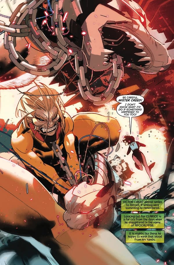 Interior preview page from X-MEN OF APOCALYPSE ALPHA #1 SIMONE DI MEO COVER