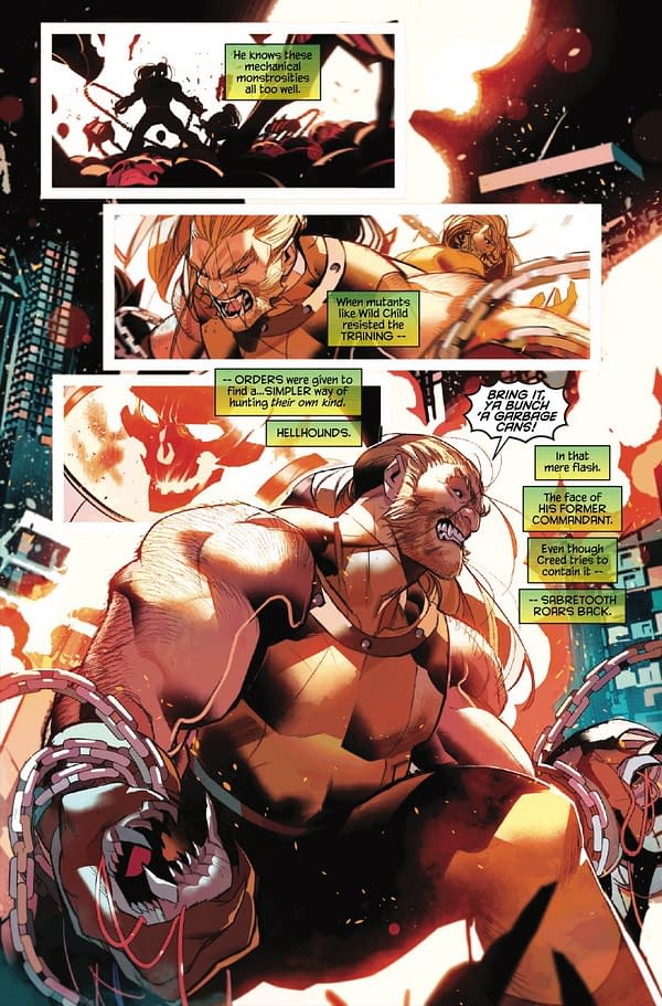 Interior preview page from X-MEN OF APOCALYPSE ALPHA #1 SIMONE DI MEO COVER