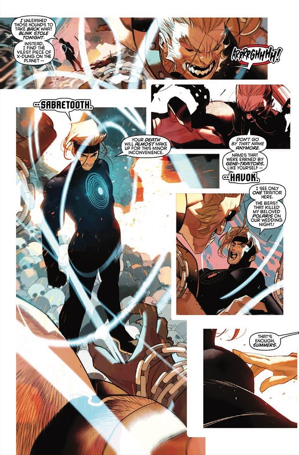 Interior preview page from X-MEN OF APOCALYPSE ALPHA #1 SIMONE DI MEO COVER