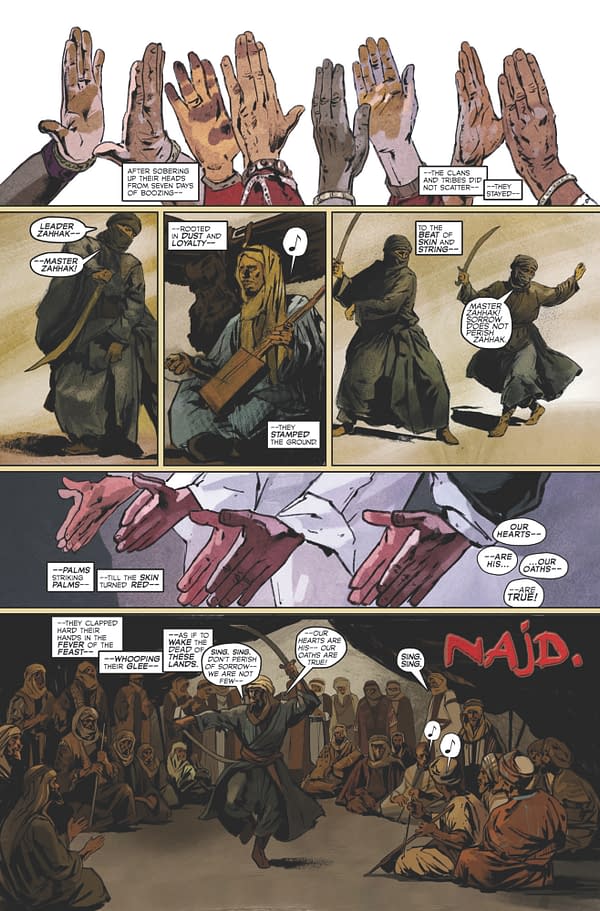 Interior preview page from I Tyrant #4