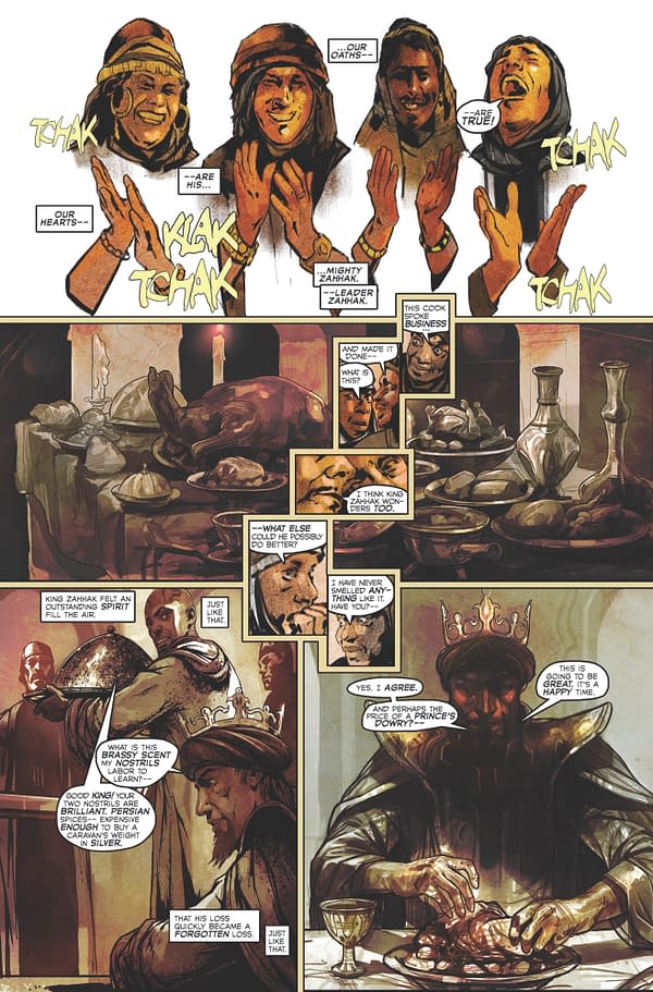 Interior preview page from I Tyrant #4
