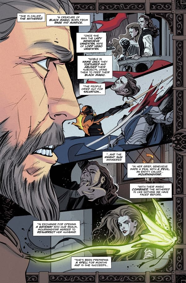 Interior preview page from Rogue Sun #30