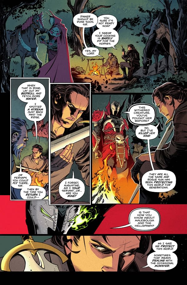 Interior preview page from Rogue Sun #30