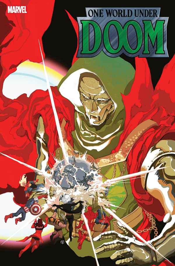 Cover image for ONE WORLD UNDER DOOM #8 MINGYI GAN VARIANT