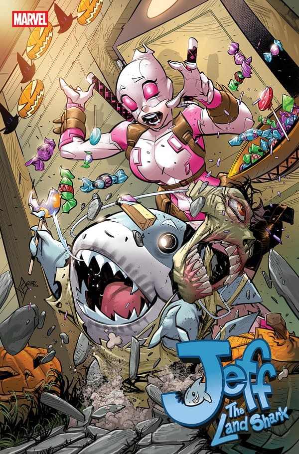 Cover image for JEFF THE LAND SHARK #5 FEDERICO VINCENTINI VARIANT