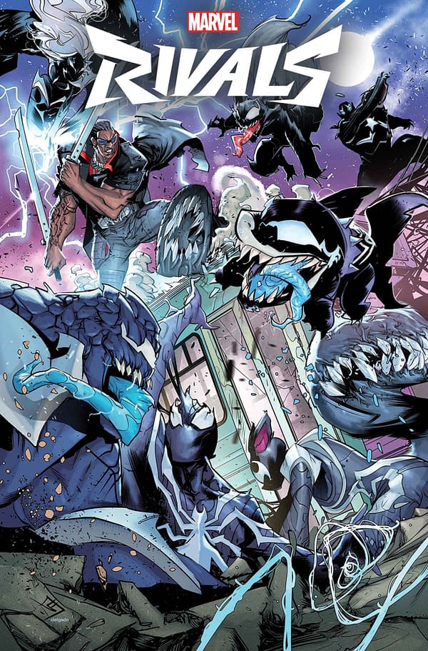Cover image for MARVEL RIVALS: KING IN BLACK #1 FEDERICO VICENTINI COVER