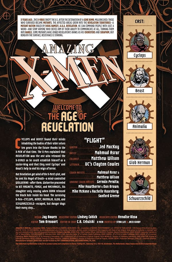 Interior preview page from AMAZING X-MEN #1 MAHMUD ASRAR COVER