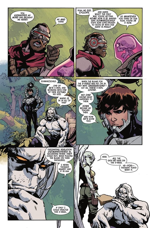 Interior preview page from AMAZING X-MEN #1 MAHMUD ASRAR COVER