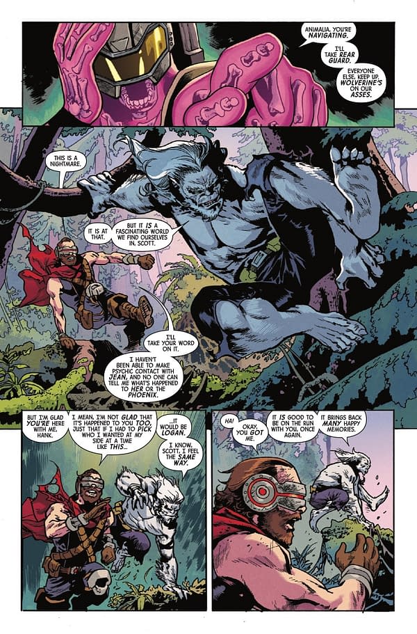 Interior preview page from AMAZING X-MEN #1 MAHMUD ASRAR COVER