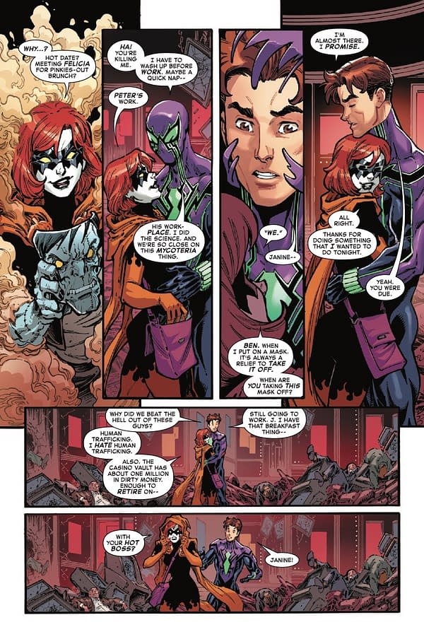 Interior preview page from AMAZING SPIDER-MAN #14 PATRICK GLEASON COVER