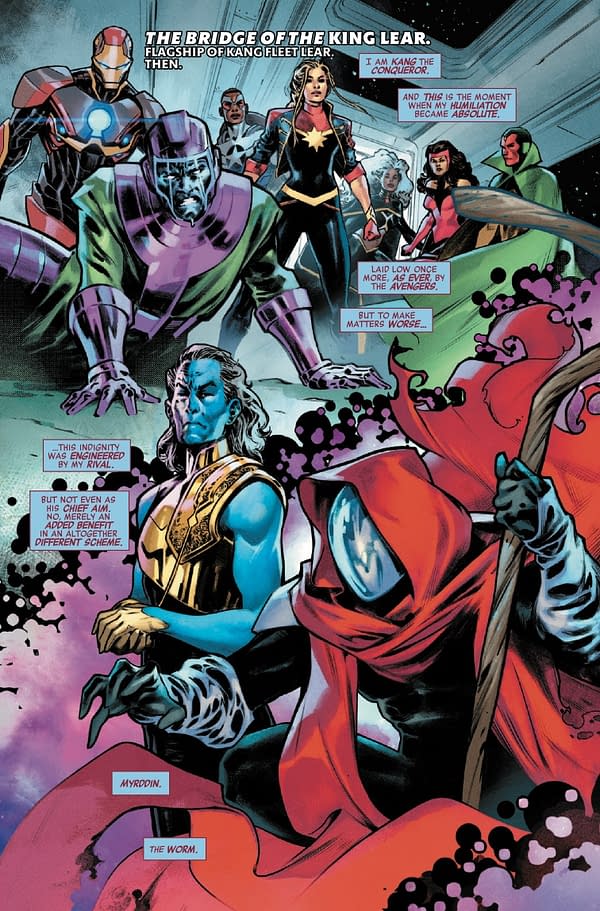 Interior preview page from AVENGERS #31 CAFU COVER