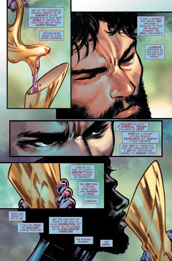Interior preview page from AVENGERS #31 CAFU COVER