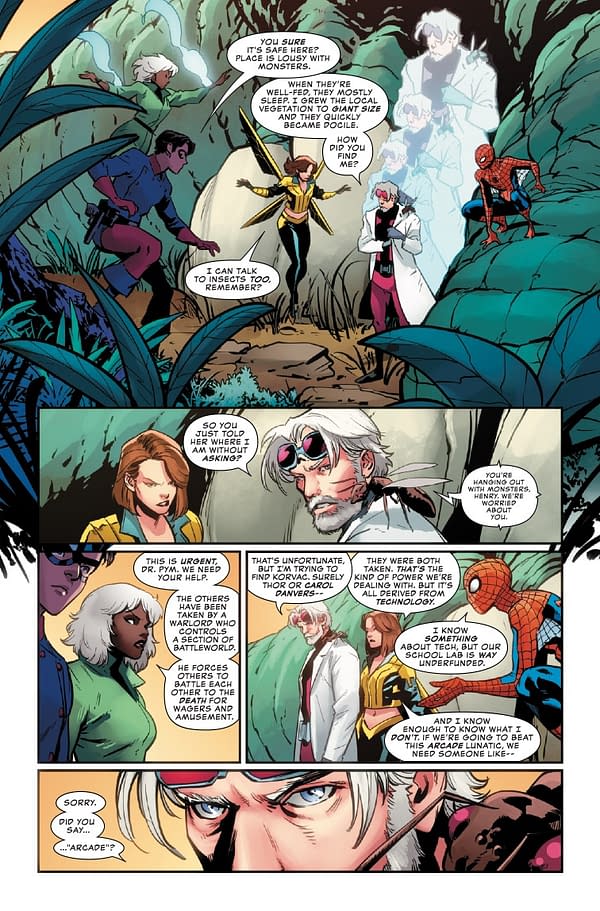 Interior preview page from BATTLEWORLD #2 LEINIL YU COVER