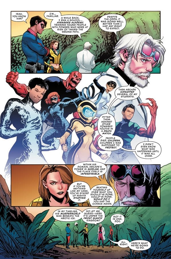 Interior preview page from BATTLEWORLD #2 LEINIL YU COVER