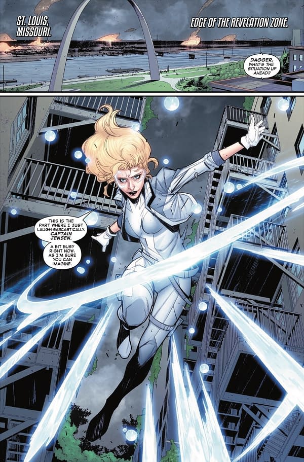 Interior preview page from CLOAK OR DAGGER #1 MIKE MCKONE COVER