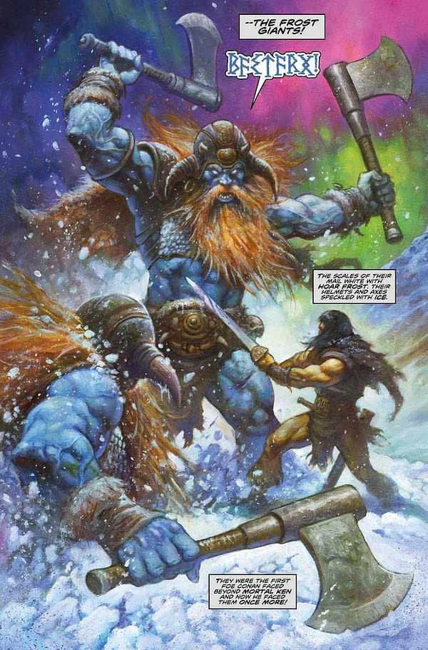 Interior preview page from Conan the Barbarian #25
