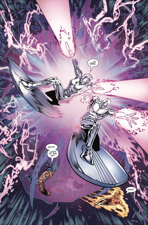 Interior preview page from DEATH OF THE SILVER SURFER #5 DIKE RUAN COVER