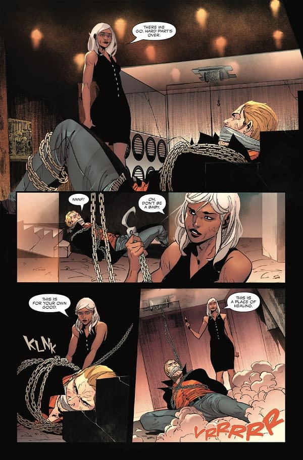Interior preview page from EDDIE BROCK: CARNAGE #9 JESUS SAIZ COVER
