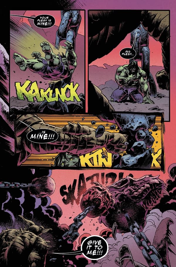 Interior preview page from INCREDIBLE HULK #30 NIC KLEIN COVER