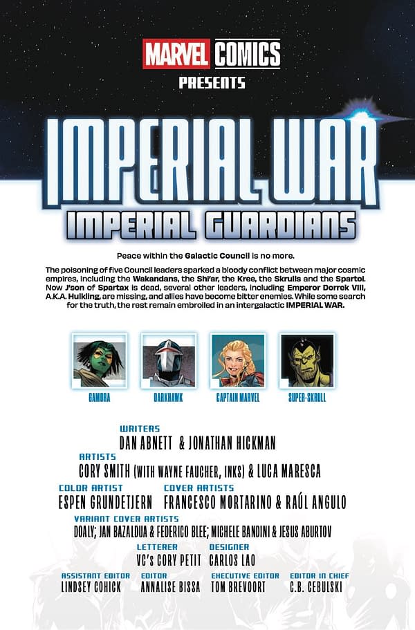 Interior preview page from IMPERIAL WAR: IMPERIAL GUARDIANS #1 FRANCESCO MORTARINO COVER