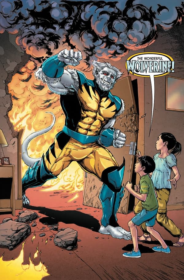 Interior preview page from LAST WOLVERINE #1 MARTIN COCCOLO COVER