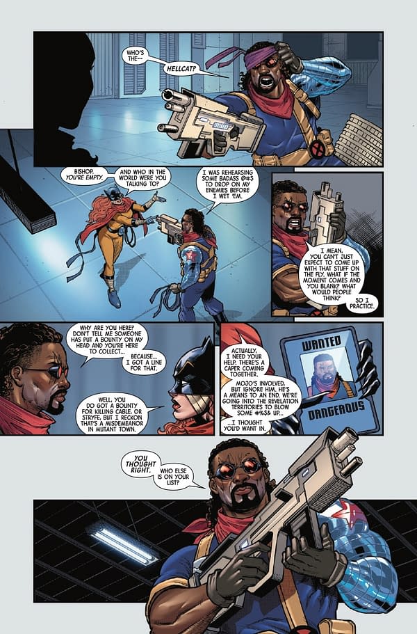 Interior preview page from LONGSHOTS #1 DUSTIN WEAVER COVER