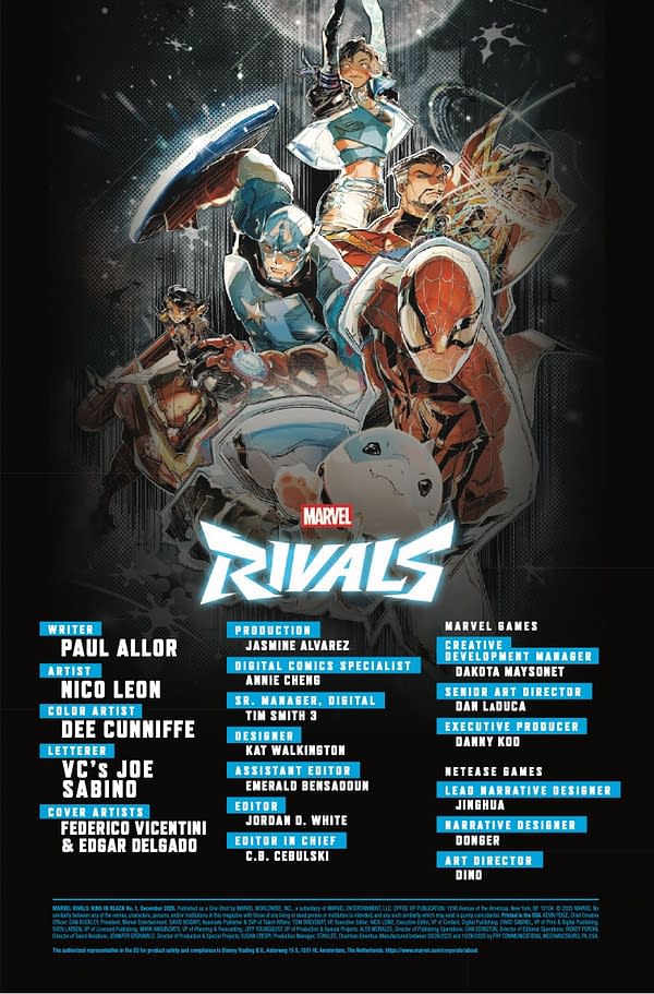 Interior preview page from MARVEL RIVALS: KING IN BLACK #1 FEDERICO VICENTINI COVER