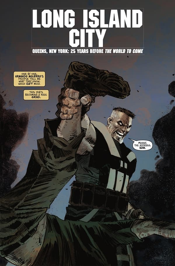 Interior preview page from MARVEL KNIGHTS: PUNISHER #1 DAN PANOSIAN COVER