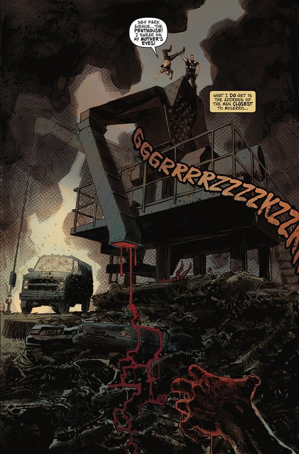 Interior preview page from MARVEL KNIGHTS: PUNISHER #1 DAN PANOSIAN COVER
