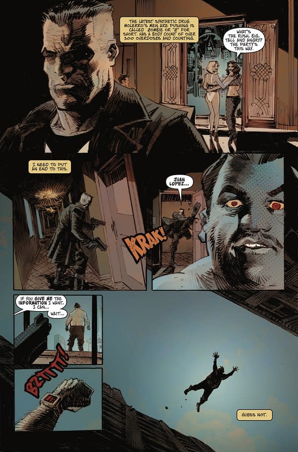 Interior preview page from MARVEL KNIGHTS: PUNISHER #1 DAN PANOSIAN COVER