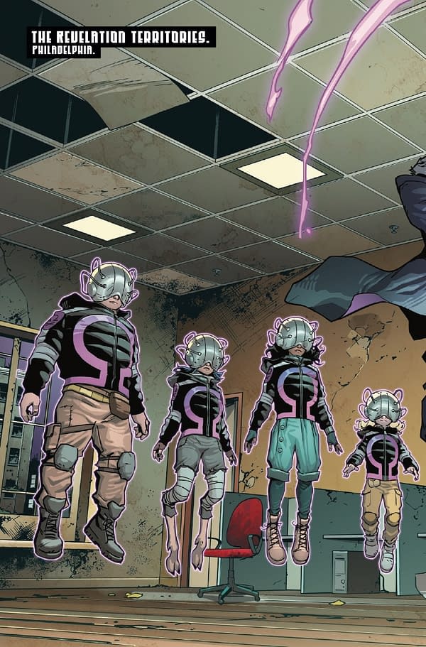 Interior preview page from OMEGA KIDS #1 ROD REIS COVER