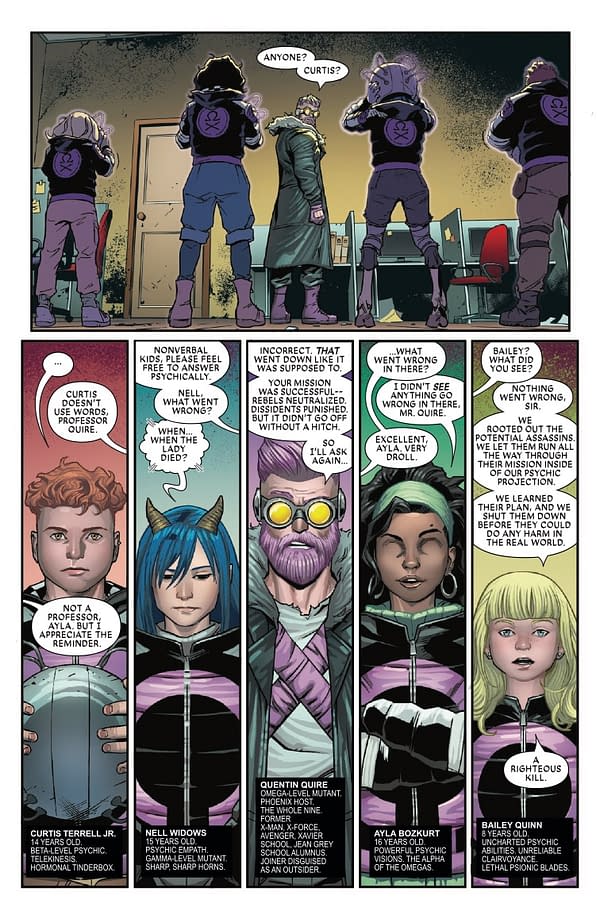 Interior preview page from OMEGA KIDS #1 ROD REIS COVER