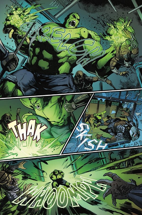 Interior preview page from PREDATOR KILLS THE MARVEL UNIVERSE #3 LEINIL YU COVER