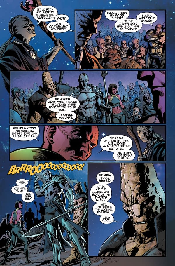 Interior preview page from RETURN TO PLANET HULK #1 CARLO PAGULAYAN COVER