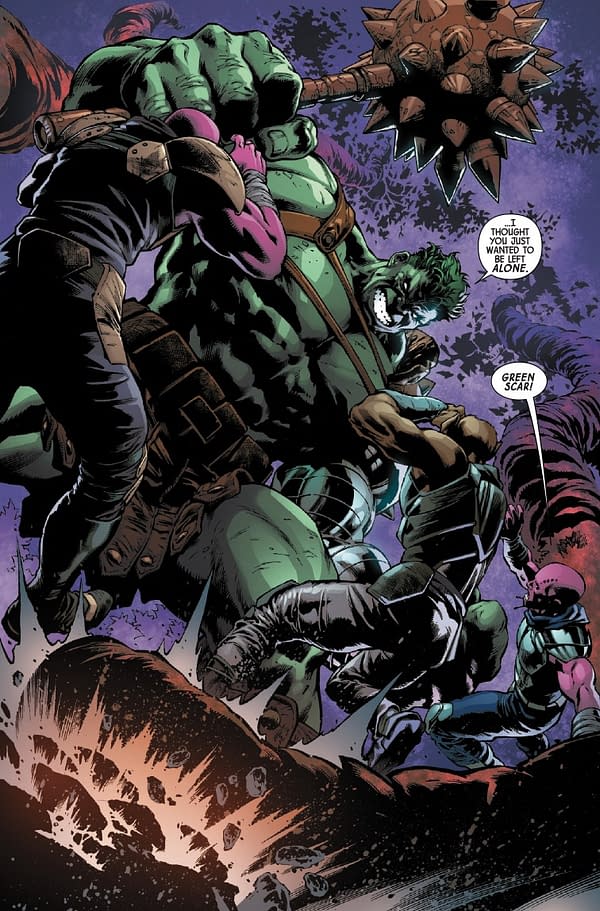 Interior preview page from RETURN TO PLANET HULK #1 CARLO PAGULAYAN COVER