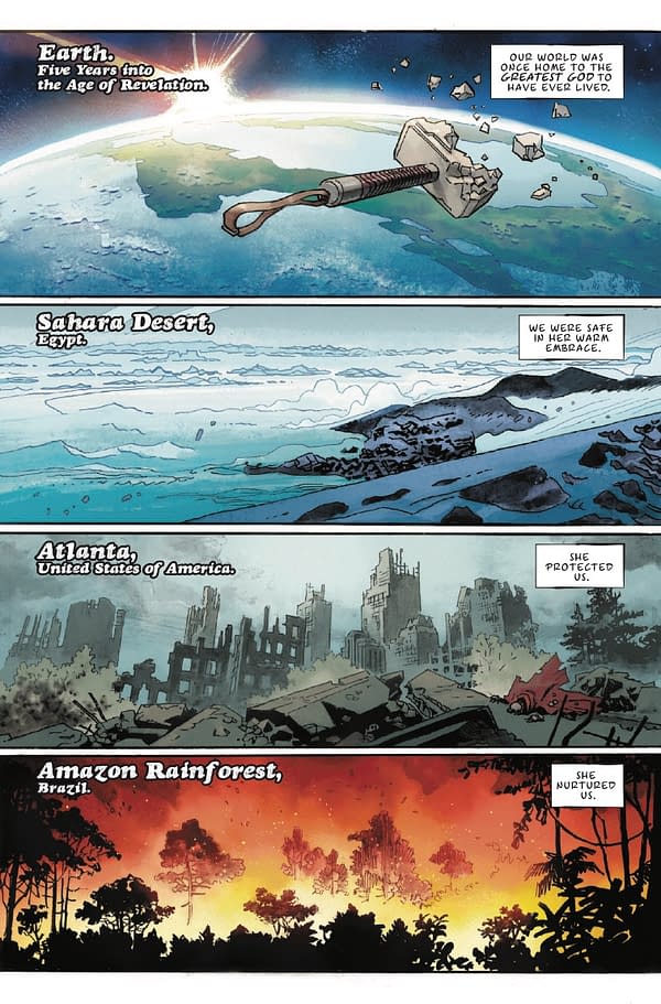 Interior preview page from ROGUE STORM #1 HUMBERTO RAMOS COVER