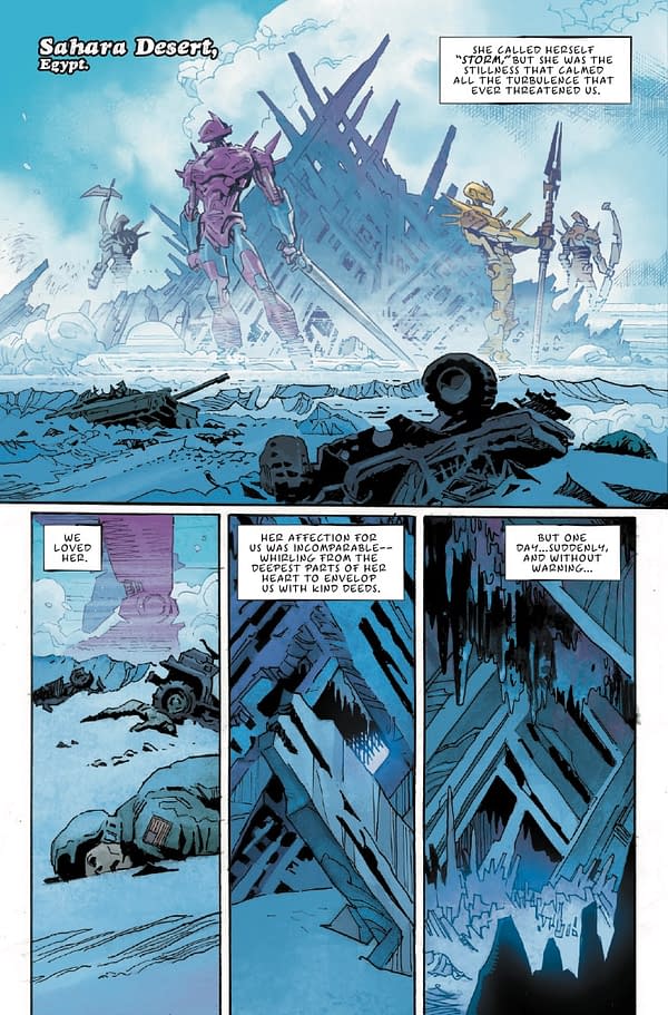 Interior preview page from ROGUE STORM #1 HUMBERTO RAMOS COVER