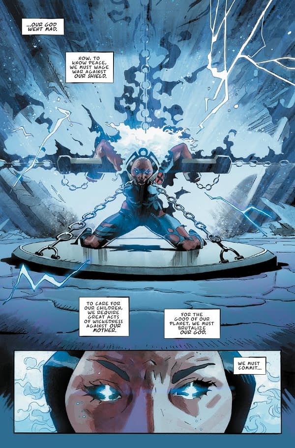 Interior preview page from ROGUE STORM #1 HUMBERTO RAMOS COVER