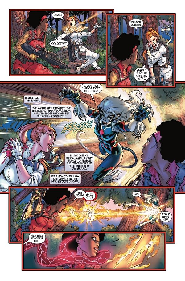 Interior preview page from SINISTER'S SIX #1 DAVID MARQUEZ COVER