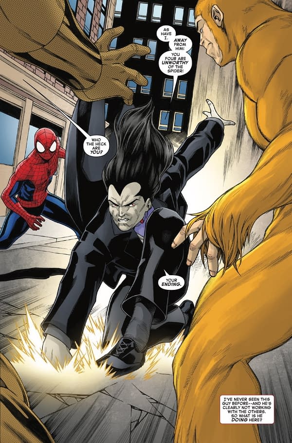 Interior preview page from SPIDER-MAN 94 #2 NICK BRADSHAW COVER