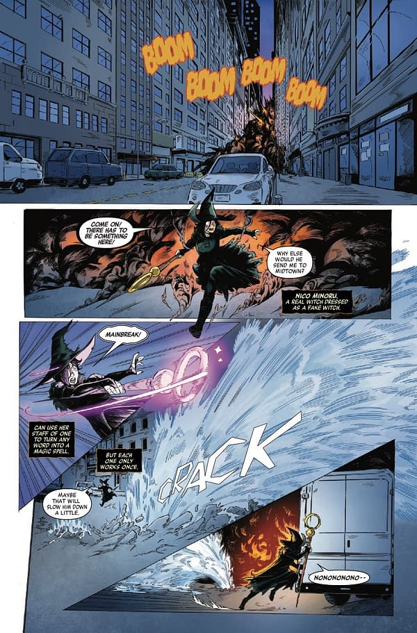 Interior preview page from STRANGE TALES #1 BAYLEIGH UNDERWOOD COVER