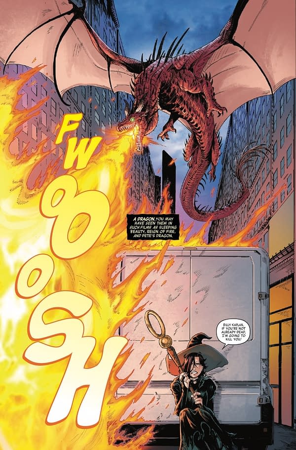 Interior preview page from STRANGE TALES #1 BAYLEIGH UNDERWOOD COVER