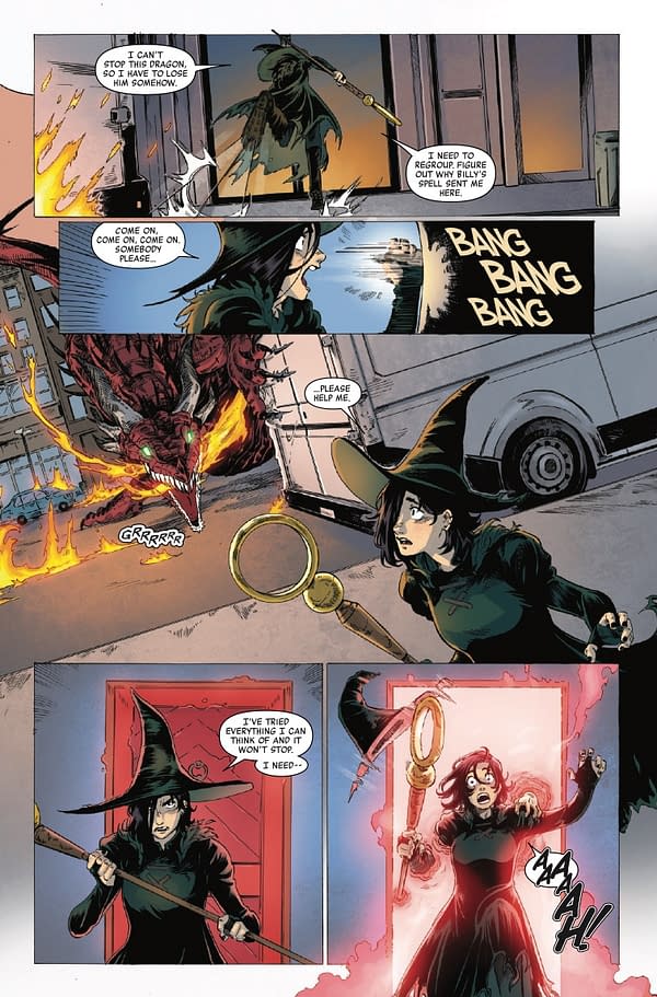 Interior preview page from STRANGE TALES #1 BAYLEIGH UNDERWOOD COVER